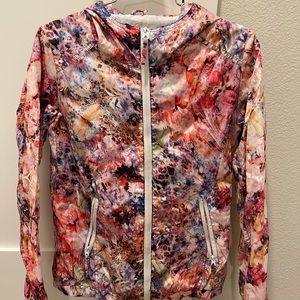 Modcloth colorful windbreaker jacket